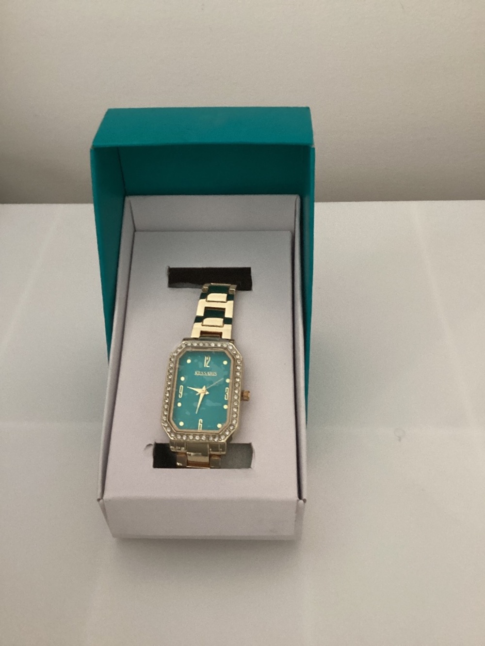 Hsn kessaris teal rhinestone jade nib
